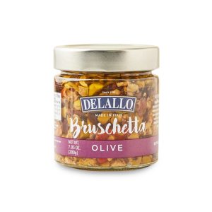 Delallo – Bruschetta Olive, 7.05 Oz | Pack of 6