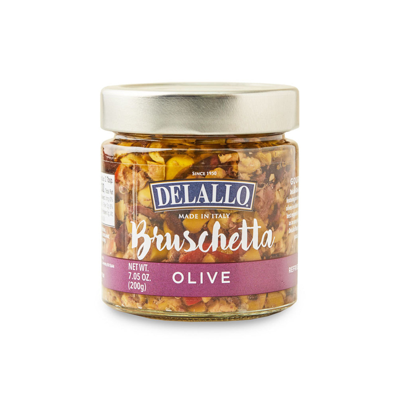 Delallo – Bruschetta Olive, 7.05 Oz | Pack of 6