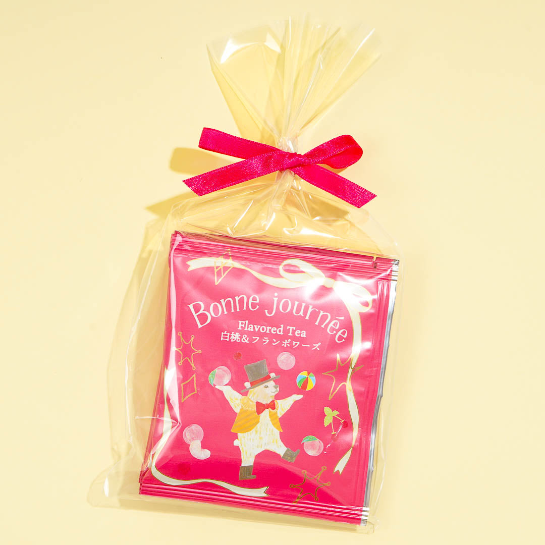 Bonne Journee Flavored Tea Set – White Peach & Raspberry