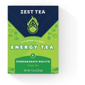 Zest Tea – Green Tea Pomegranate Mojito