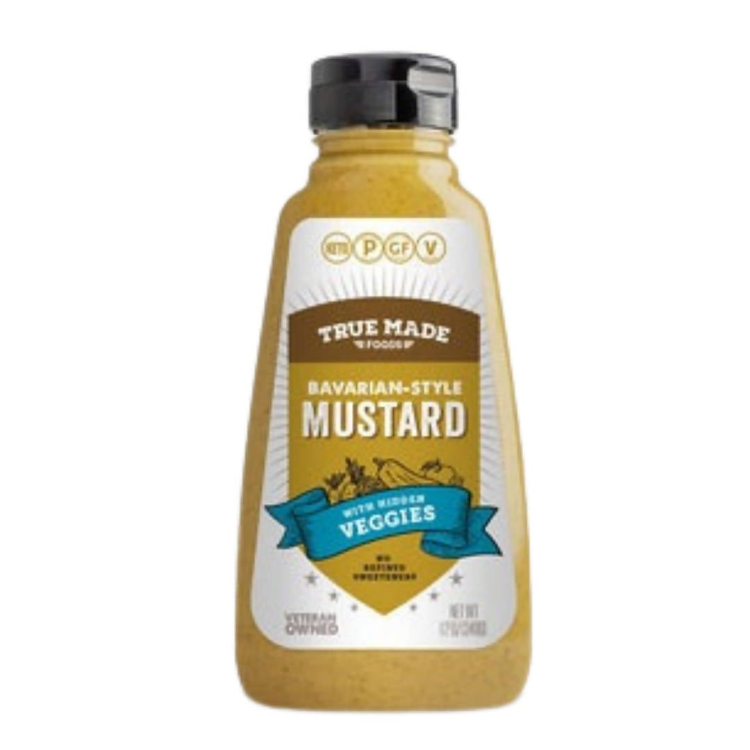 True Made Bavarian-Style Mustard Squeeze Bottles – 6 bottles x 12oz case