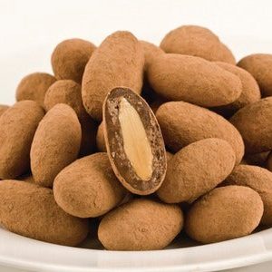 Bittersweet Chocolate Cocoa Dusted Almonds