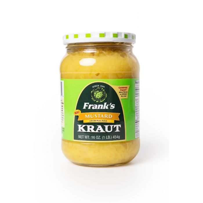 Franks Kraut Mustard W Dill Pckl 16 Oz – Pack Of 12