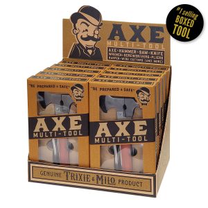 Trixie & Milo – 10 Axe Multi-Tool all in one camping tool
