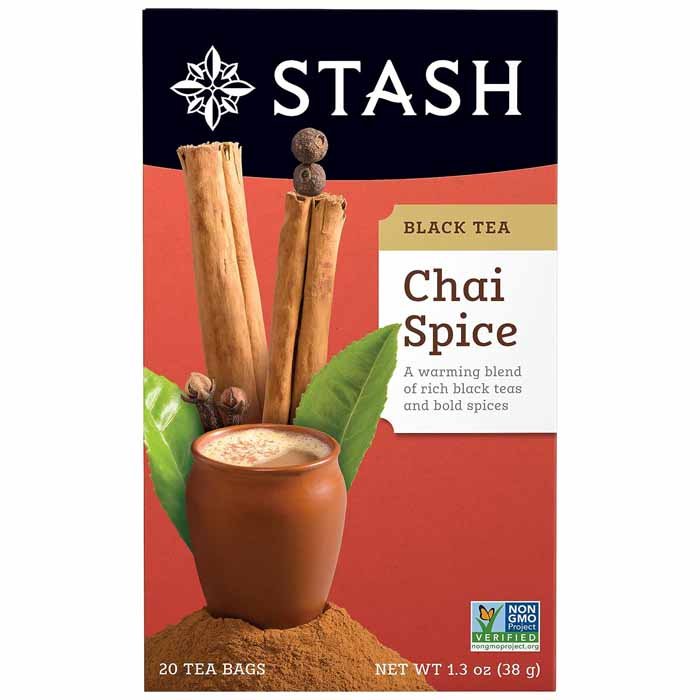 Stash – Chai Spice Tea, 20 Bags | Pack of 6