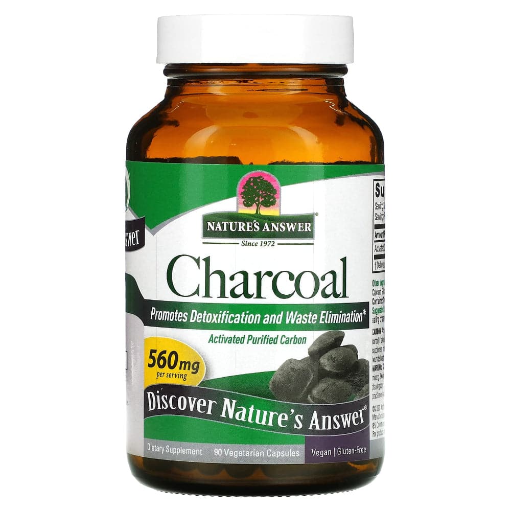 Nature’s Answer – Charcoal Activated Purified Carbon – 90pc