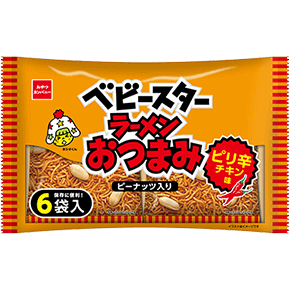Baby Star Spicy Chicken Ramen Snack – 6 pcs Pack