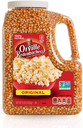 Orville Redenbacher’s Gourmet Popcorn Kernels, Original Yellow, 8 Lb