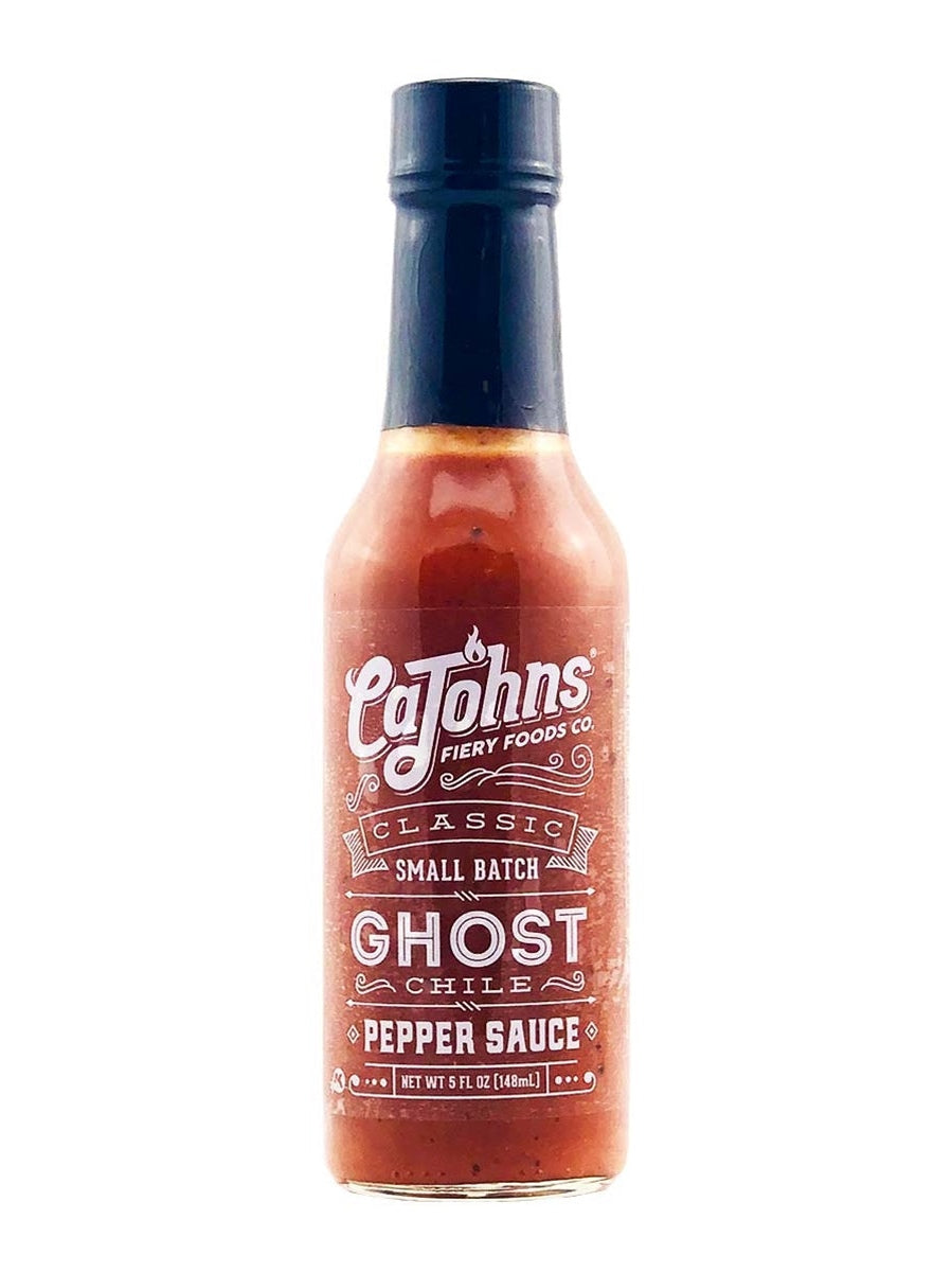 Hot Sauce CaJohns Small Batch Ghost Chile 5 oz Heat 6