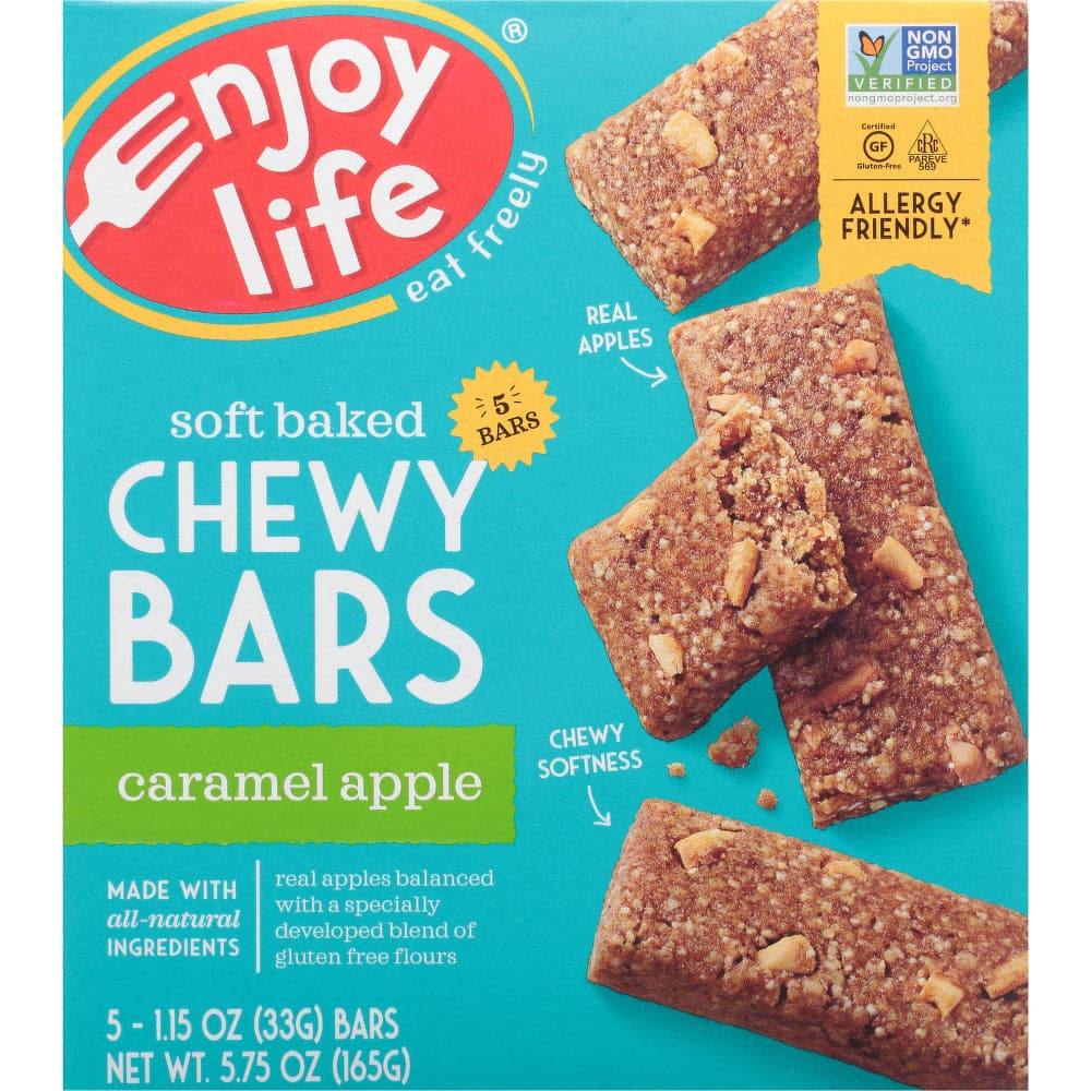 Enjoy Life – Soft Baked Chewy Bars – Caramel Apple 5 OZ – Pack of 1