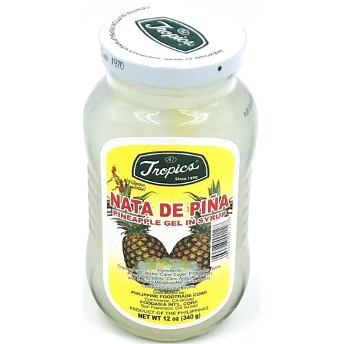Tropics – Nata De Pina Pineapple Gel in Syrup – 12 OZ