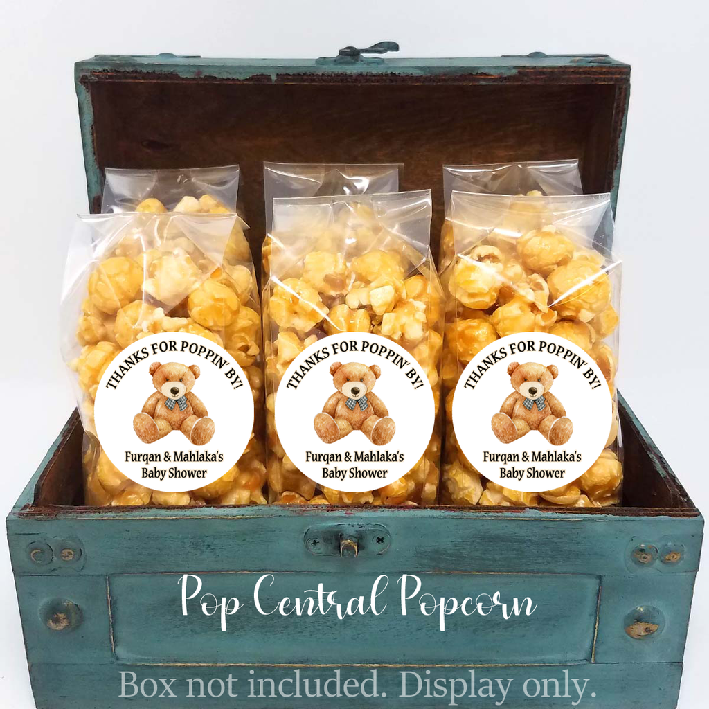 Teddy Bear – Baby Shower Popcorn Bags