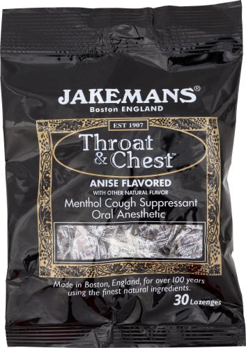 Anise Lozenges, Jakemans Throat & Chest
