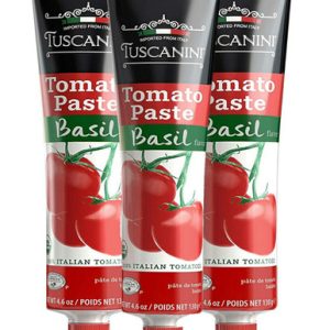 Tuscanini Basil Tomato Paste Tube, 4.6 oz (Pack of 3)