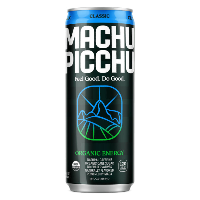 Machu Picchu – Classic Energy Drink, 12 Oz – Pack of 12