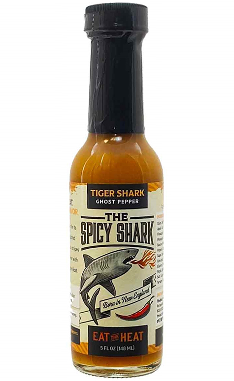 Spicy Shark Tiger Shark Ghost Pepper Hot Sauce