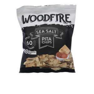 Sea Salt Traditional Handmade Pita Chips Bags – 12 x 1oz