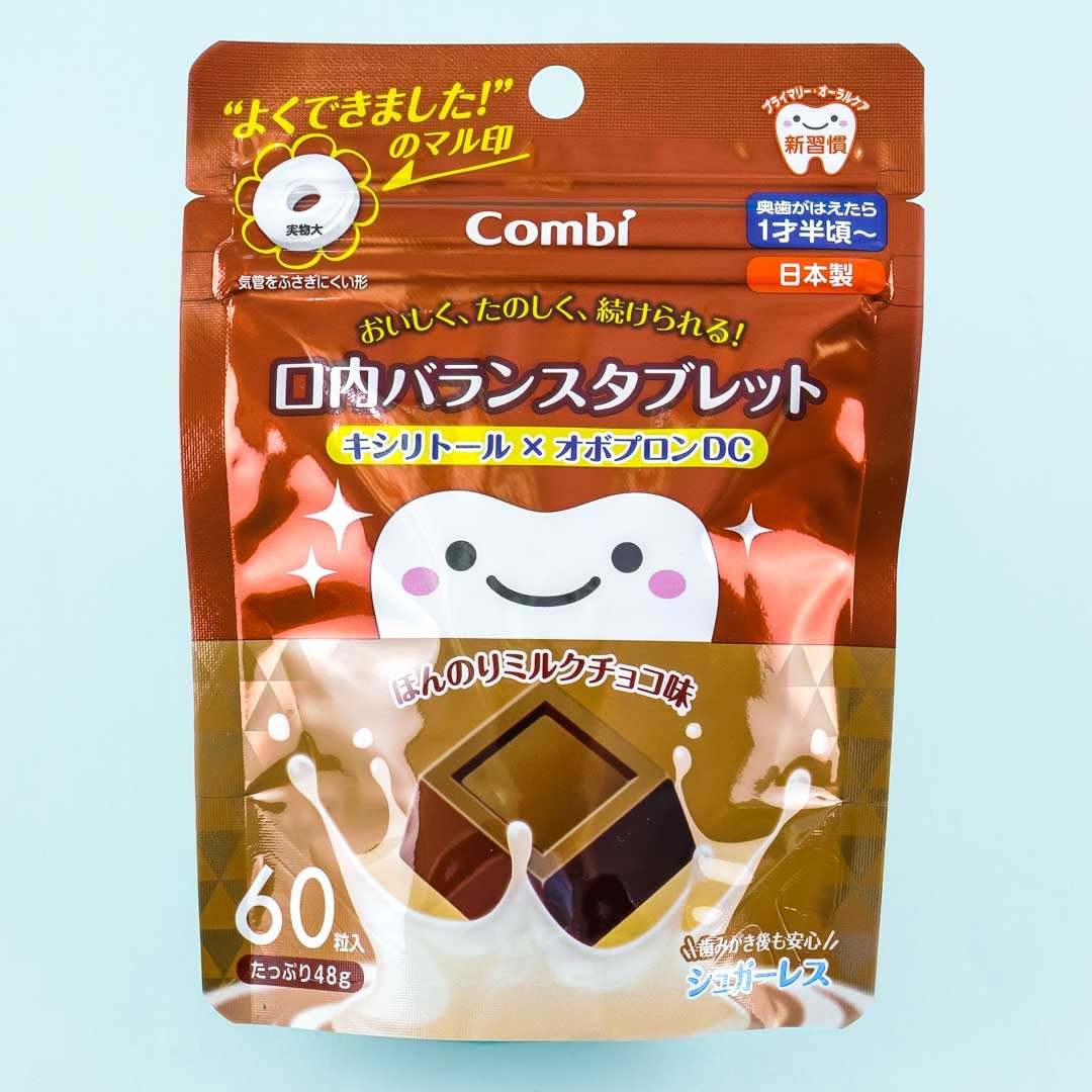 Combi Teteo Oral Balance Tablet Candy – Milk Chocolate
