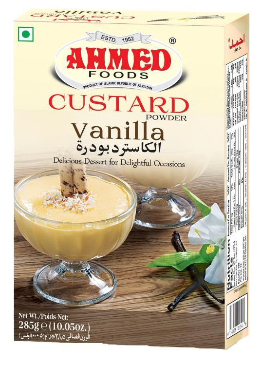 Ahmed Custard Powder – Vanilla Flavor 285g