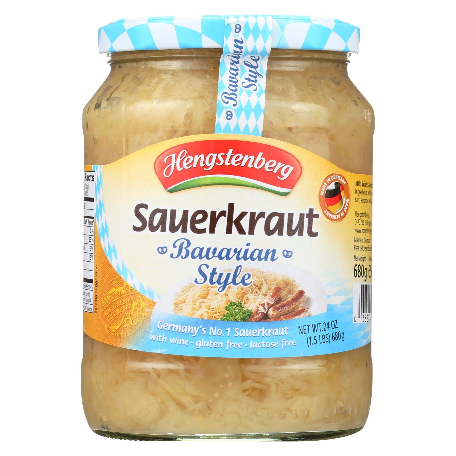 Hengstenberg Sauerkraut Bavarian Style – Authentic & Crunchy