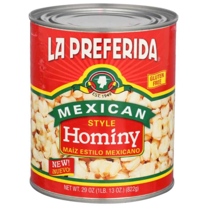 La Preferida – Hominy Mexican Style Beans, 29 Oz – Pack of 12