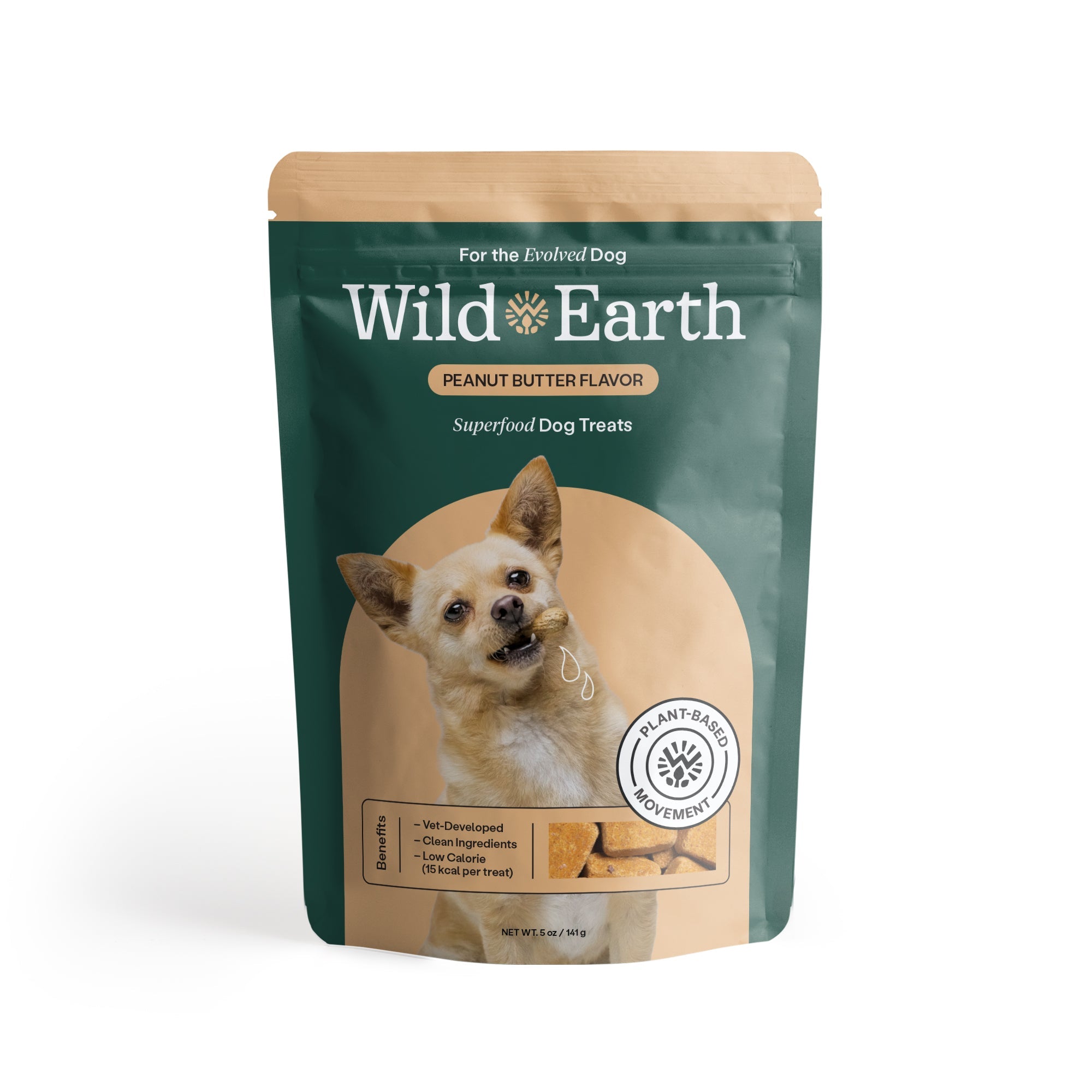 Wild Earth – Superfood Dog Treats with Koji Peanut Butter, 3pk