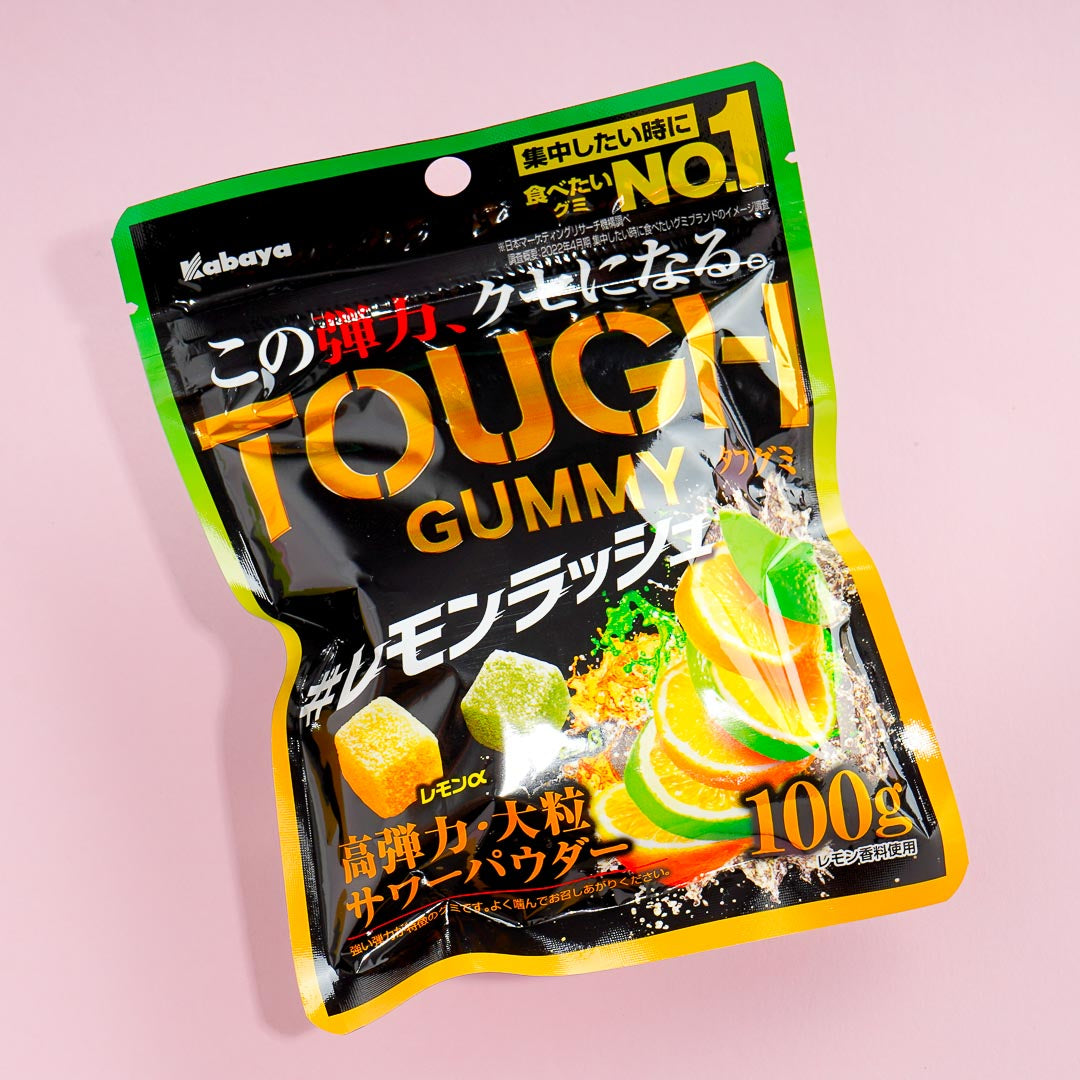 Kabaya Tough Gummy Candy – Lemon Rush