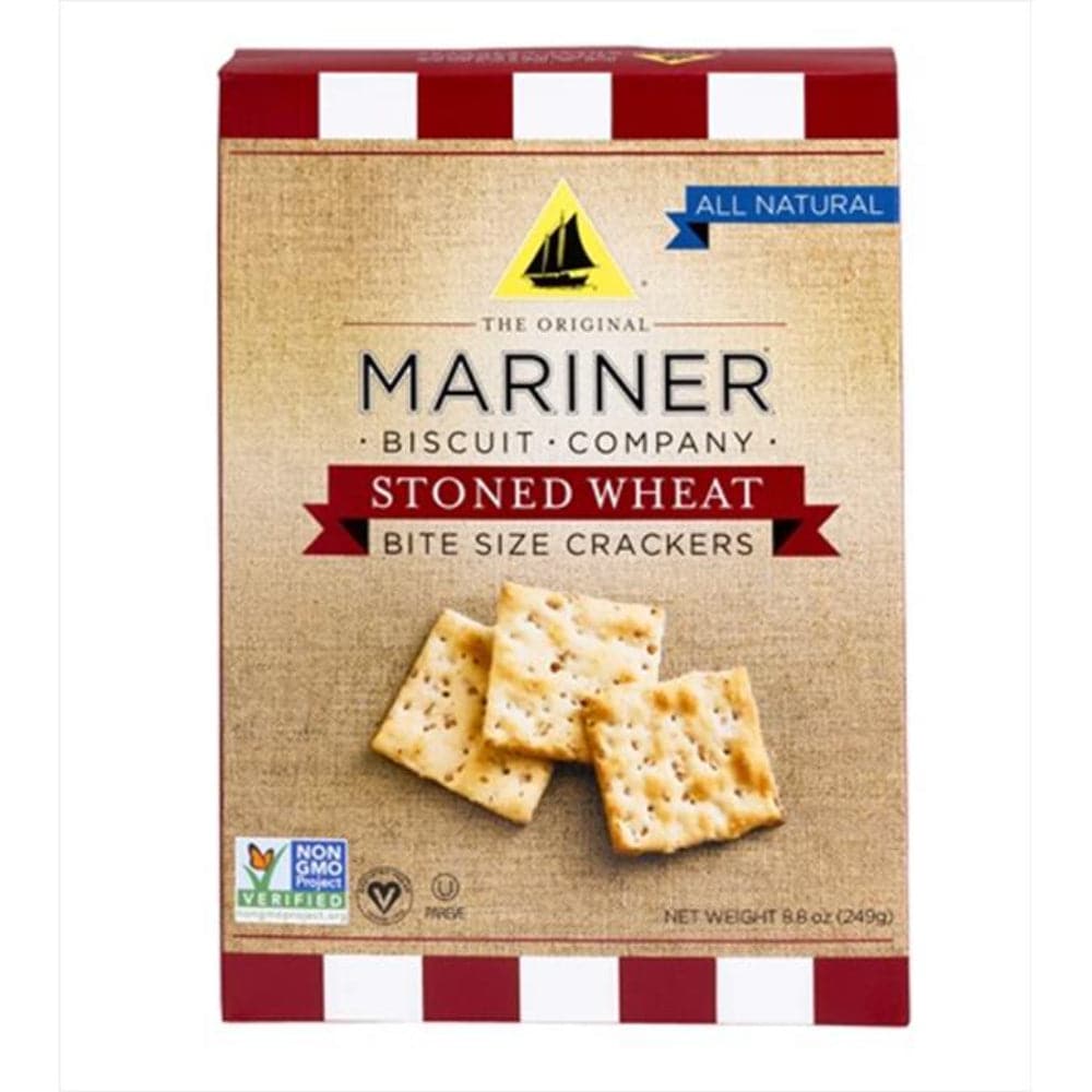 Mariner – Stoned Wheat Bite Size Crackers The Original, 8.8 Oz
