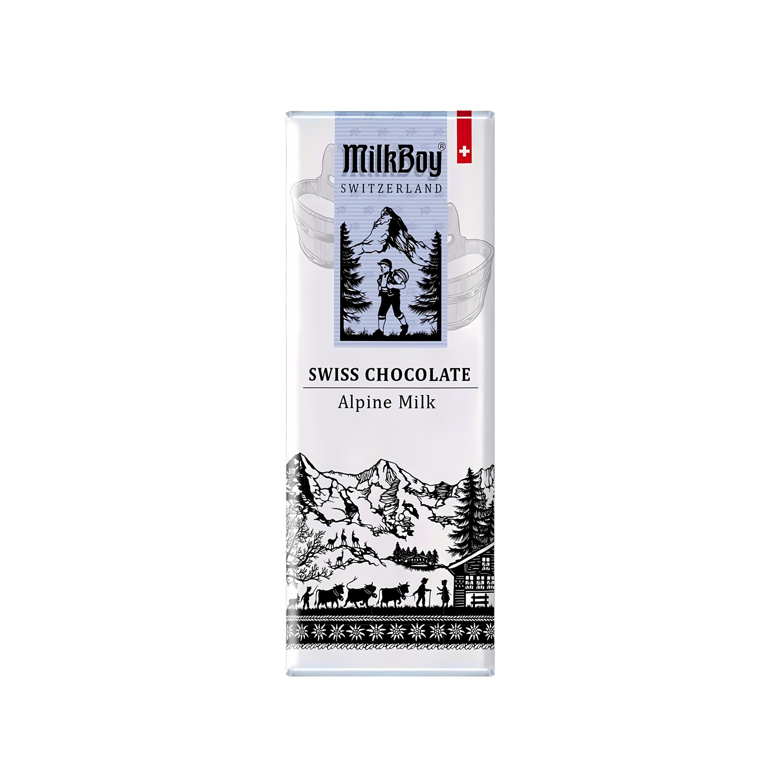 Milkboy Finest Alpine Milk Chocolate Mini Bar (Switzerland)