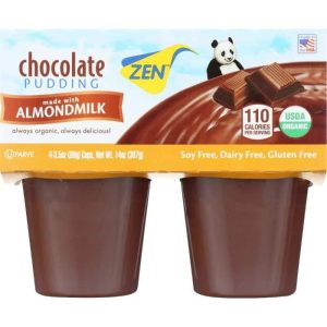 Zen – Chocolate Pudding with Almond Milk, 4pk