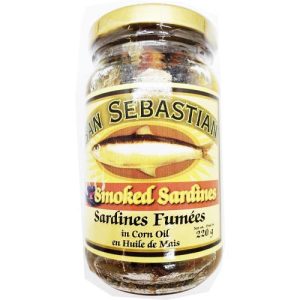 San Sebastian – Smoked Sardines in Corn Oil – 220 G