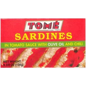 Tome – Sardines in Tomato Sauce with Olive Oil and Chili – 125 G