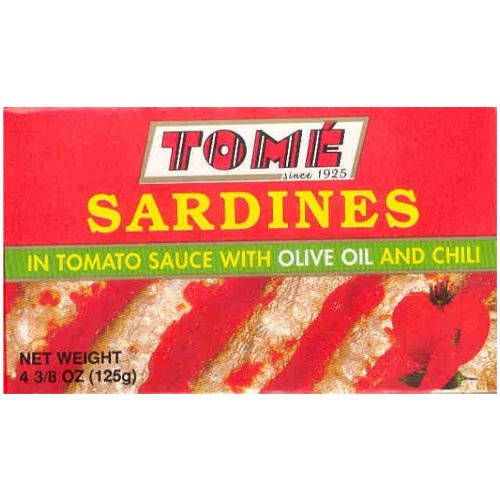 Tome – Sardines in Tomato Sauce with Olive Oil and Chili – 125 G
