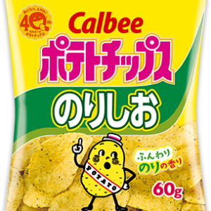 Calbee “Potato Chips, Seaweed (Nori) & Salt Flavor”, 60g