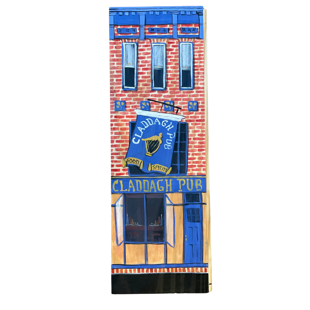 Linda Amtmann Wooden Planks- Claddaugh’s Pub