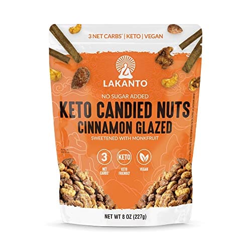 Lakanto Keto Candied Nuts Cinnamon Glazed – Sweet & Crunchy