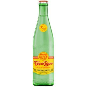 Topo Chico – Twist of Tangerine Sparkling Mineral Water 12 OZ – (Pack