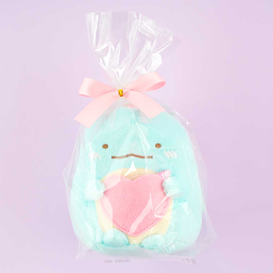 Sumikko Gurashi Heart Hug Plushie With Chocolate – Tokage / Medium