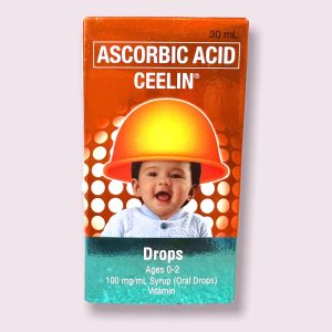 Ceelin Plus – Oral Drops – Vitamin For Ages 6 months – 1 Year Old – 30 ML – ORANGE