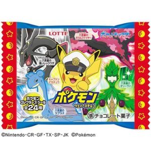 Lotte “Pokemon Wafer”, Chocolate, a Card in it, 23g, 2 packs as 1 set