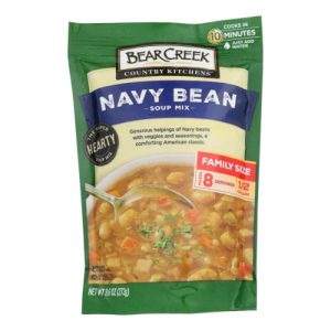 Bear Creek – Soup Mix Navy Bean, 9.6 oz – Pack of 6