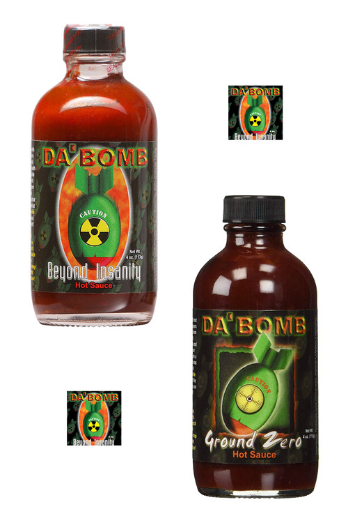Da Bomb Hottest Hot Sauces Gift Set, 2/4oz.