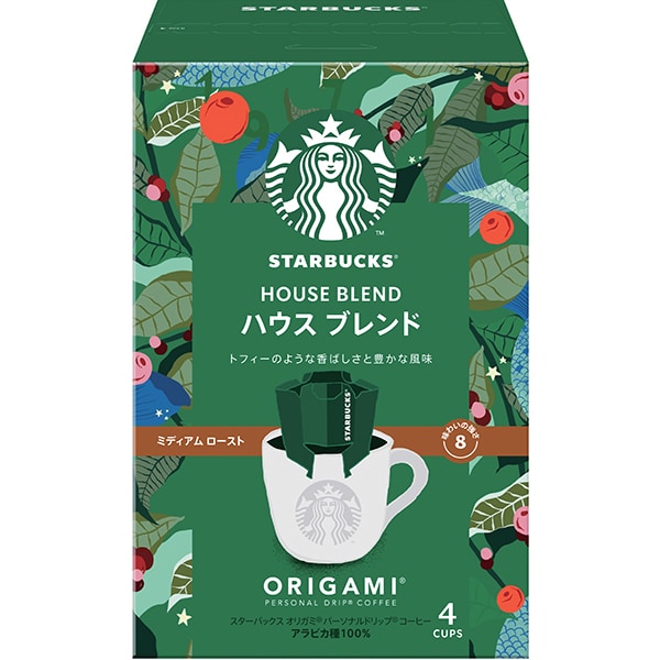 Starbucks Origami House Blend Drip Coffee – Limited Edition in Japan (4 sheet) – Tokyo Sakura Mall