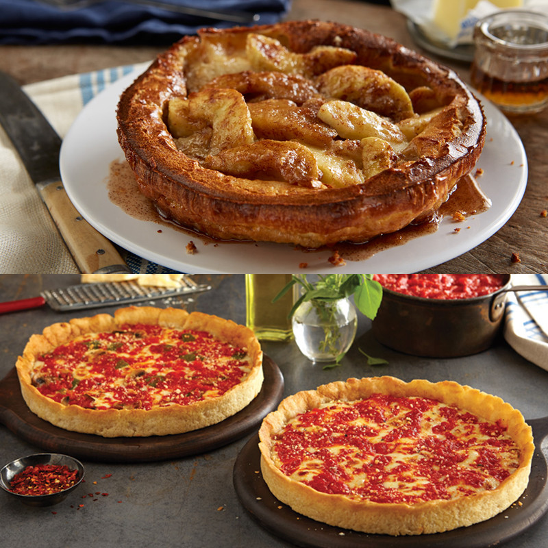 2 Apple Villa Apple Pancakes & 2 Lou’s Pizzas