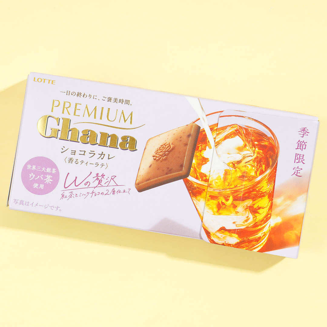 Lotte Premium Ghana Chocolate – Fragrant Tea Latte