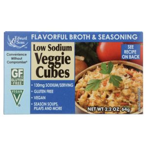 Edward & Sons – Veggie Bouillon Cubes, 2.2oz