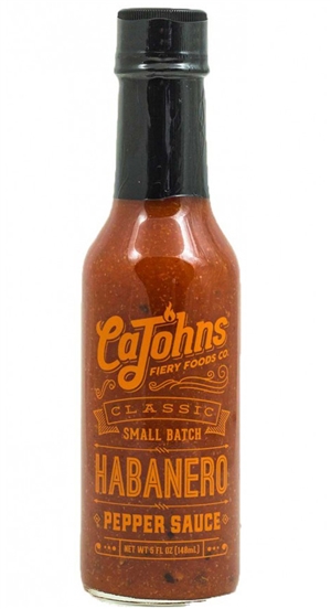 CaJohn’s Classic Small Batch Habanero Pepper Sauce, 5oz.