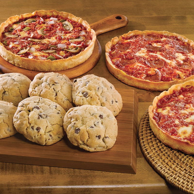 6 Carol’s Cookies & 3 Lou’s Pizzas