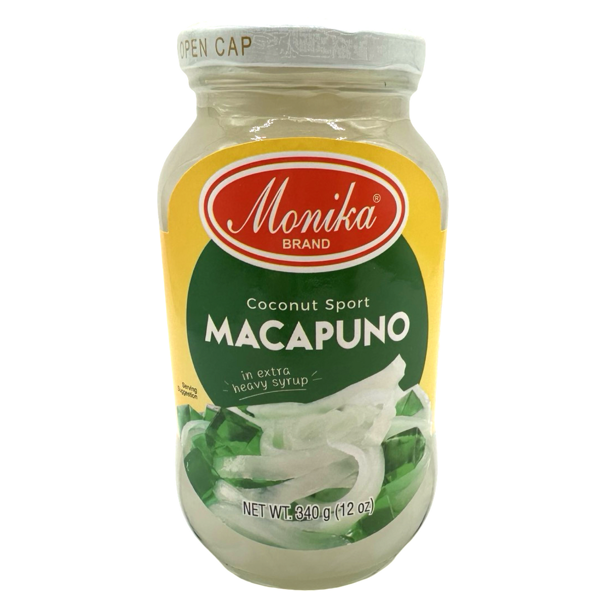 Monika Brand – Macapuno in Extra Heavy Syrup – Coconut Sport – 12 OZ