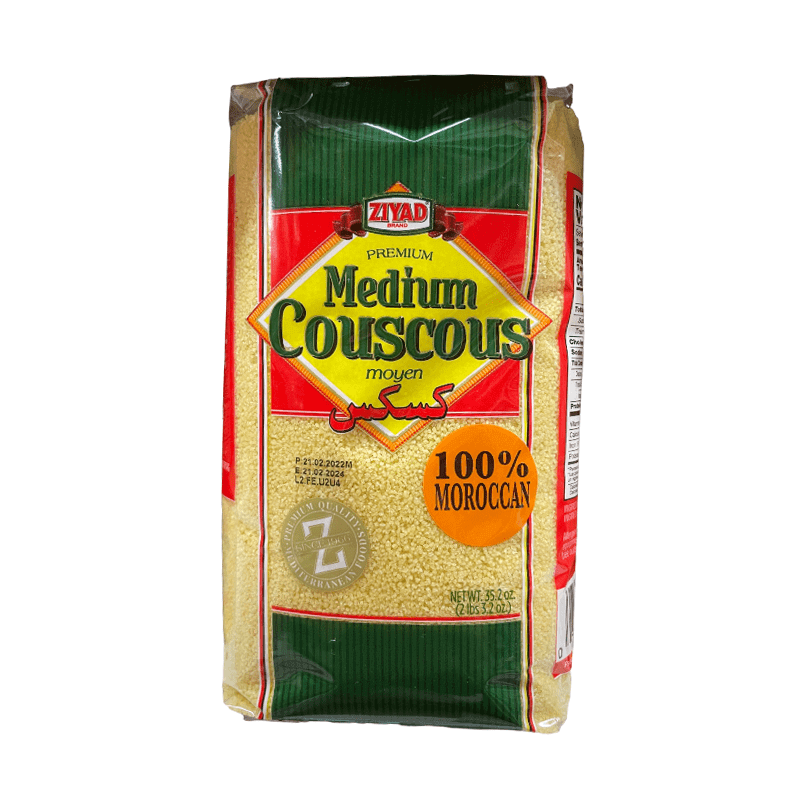 ZIYAD BRAND Premium Medium Couscous Moyen 100% Moroccan